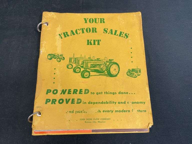 John Deere Your Tractor Sales Kit - Rare! image