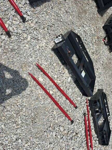 Skid Steer Bale Fork Attachment image