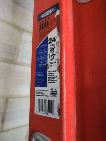 Werner 24 Ft Extension Ladder