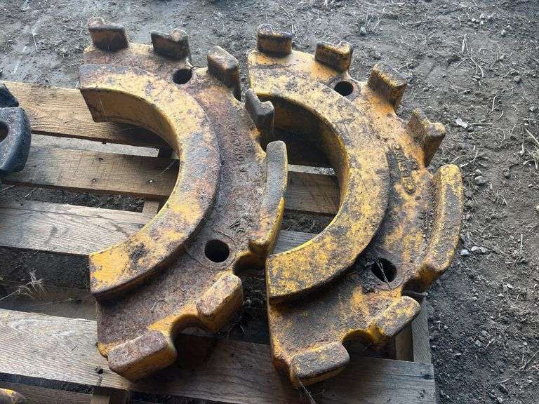 (2) Minneapolis Moline Half Wheel Weights image