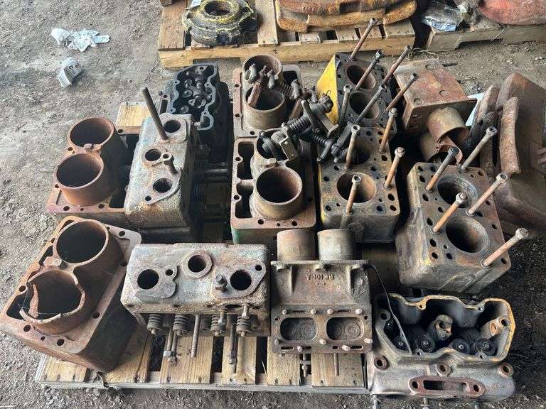 (9) Minneapolis Moline Engine Blocks and (4) Heads image