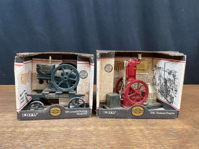(2) McCormick-Deering + IHC Engines NIB Ertl image