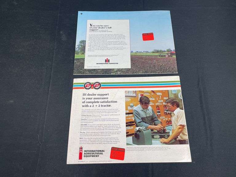 (2) IH 2+2 4wd Tractor Sales Literature