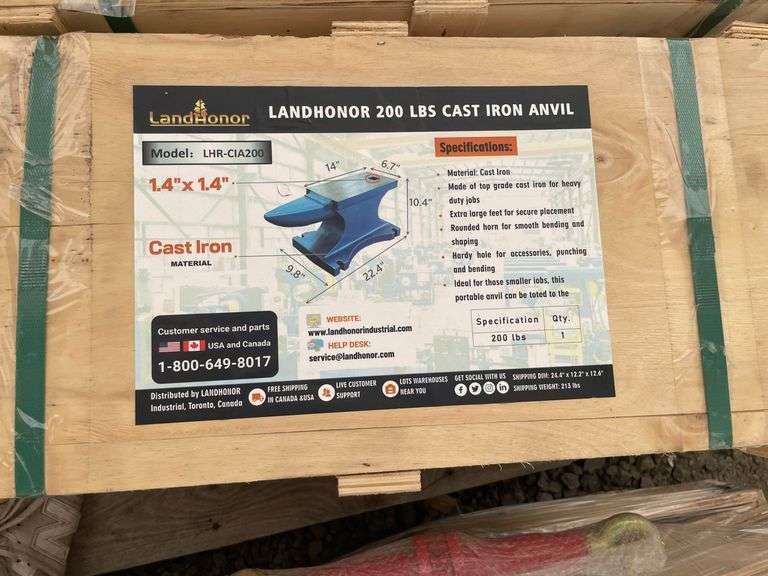 200 lbs Cast Iron Anvil image