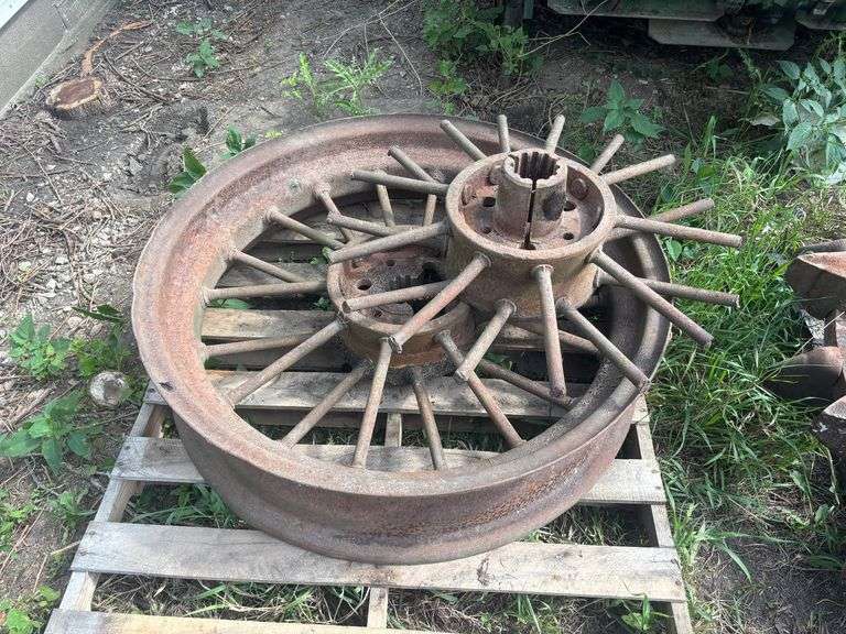(2) 38" by 8" F&H Wheel Centers and Rim image