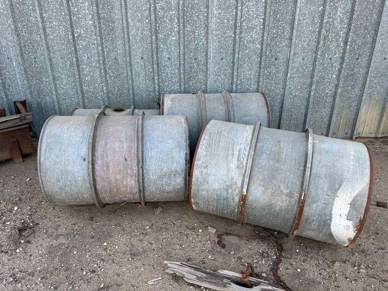 (4) Steel Barrels image