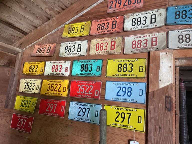23 License Plates