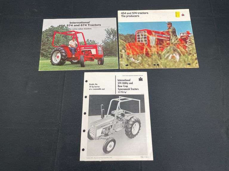(3) IH Tractor Sales Literature image