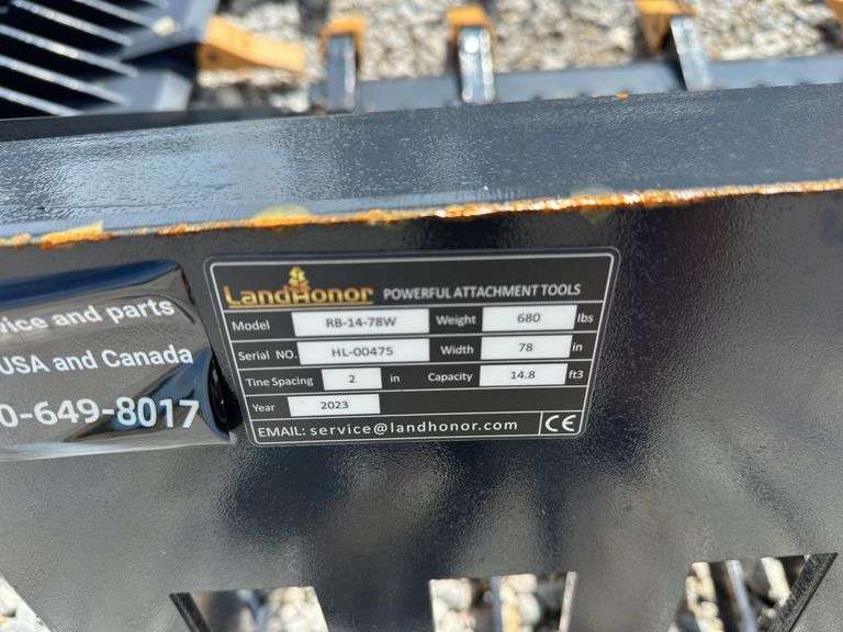 Skid Steer Rock Bucket