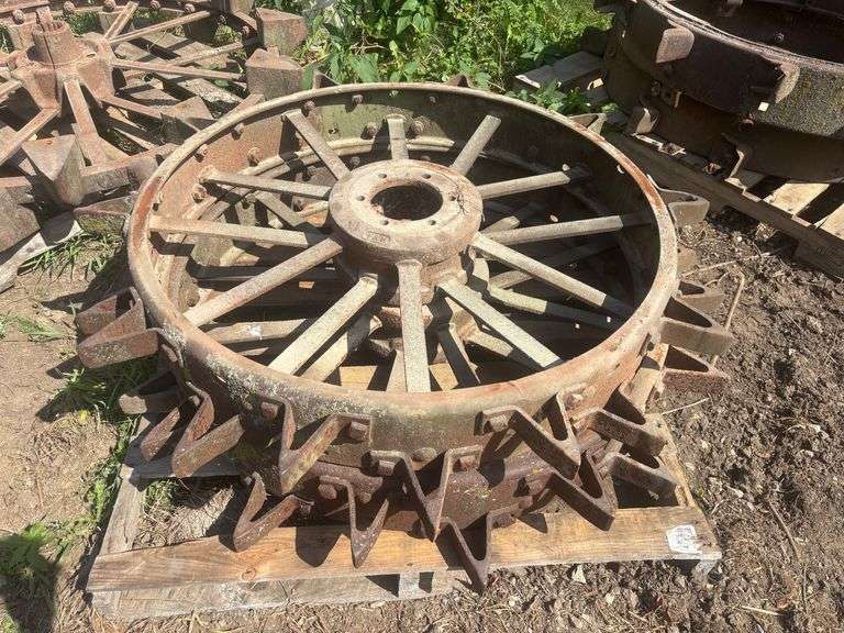 (2) F&H Allis Chalmers WC Steel Wheels image