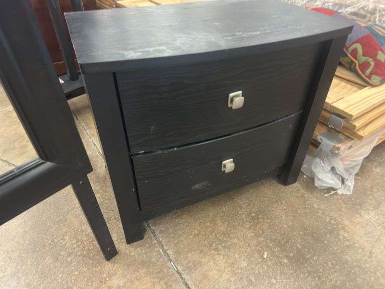 Dresser and Black Square Mirror image