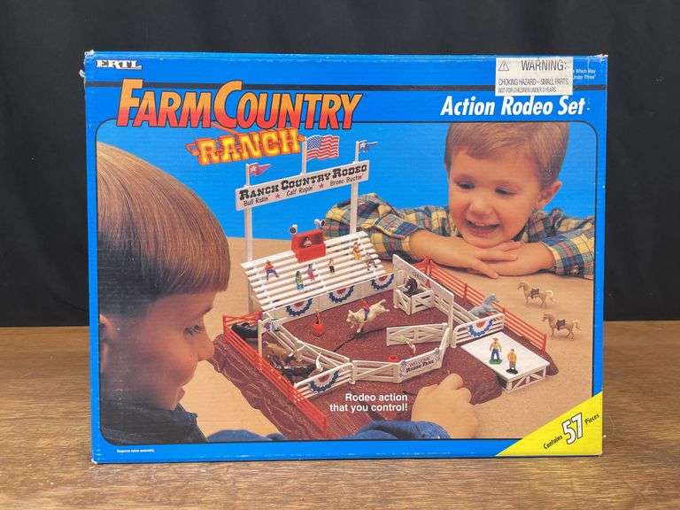 1/64 Action Rodeo Set NIB Ertl image