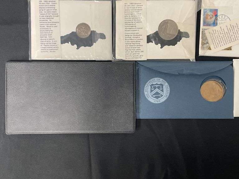 First Day of Issue Cover Coins