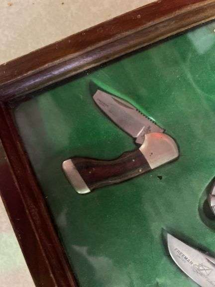 Knives in box case