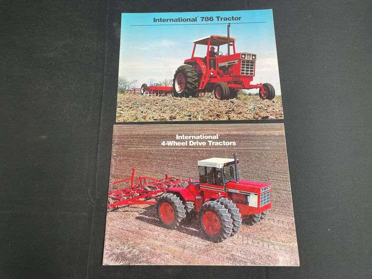 (2) IH 786 + 4wd Tractor Sales Literature image