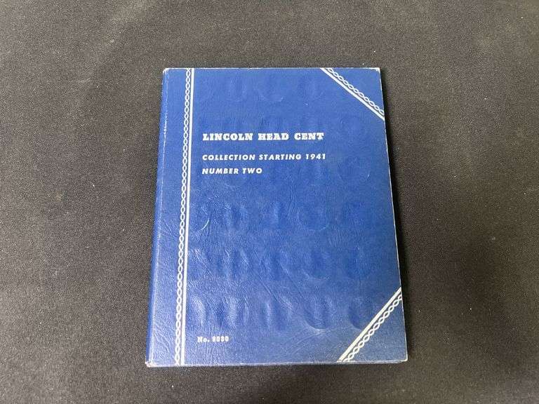 Lincoln Head Cent Collection in Blue Book image
