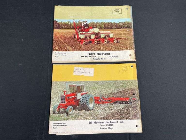 (2) 1967 IH Farm Equipment Buyers Guide