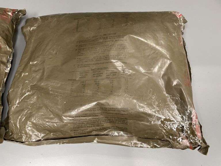 (2)-NOS 1984 US Camo Chemical Protective Suits