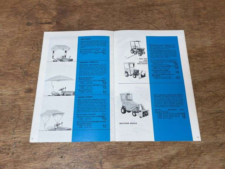 (3) John Deere L&G Sales Literature