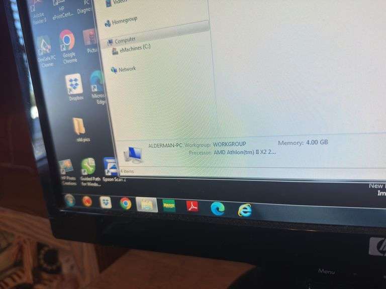 HP emachines WORKGROUP PC