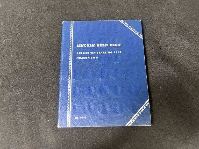 Lincoln Head Cent Collection in Blue Book image