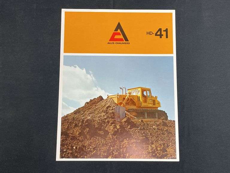 Allis Chalmers HD-41 Crawler Sales Literature image