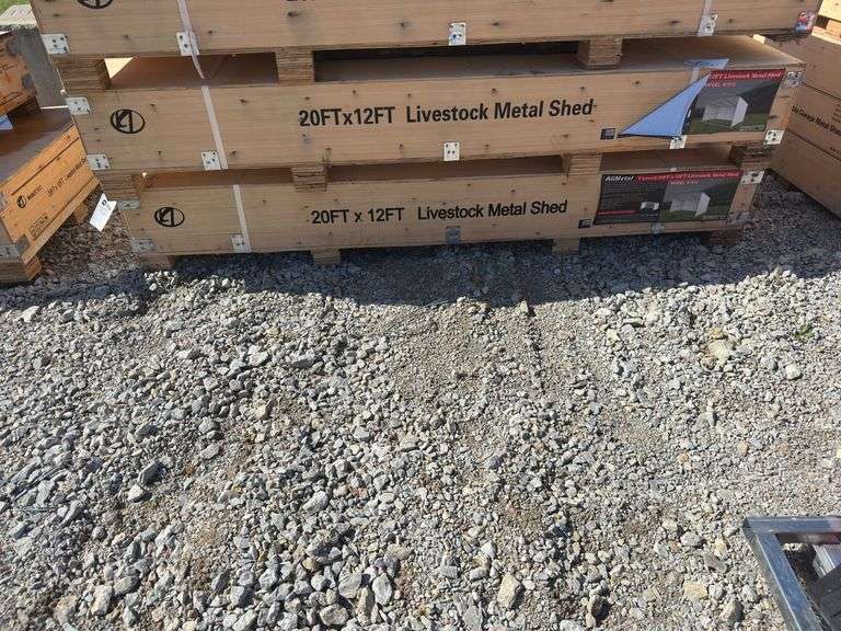 20 X 12FT Livestock Metal Shed image