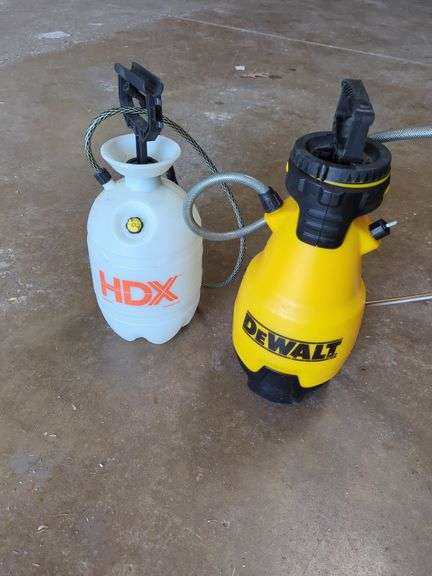 (2) Sprayers - DeWalt and HDX