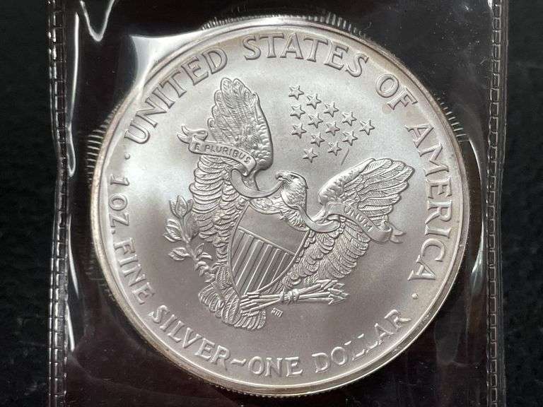 (2) 2003 & 2005 $1 American Silver Eagle
