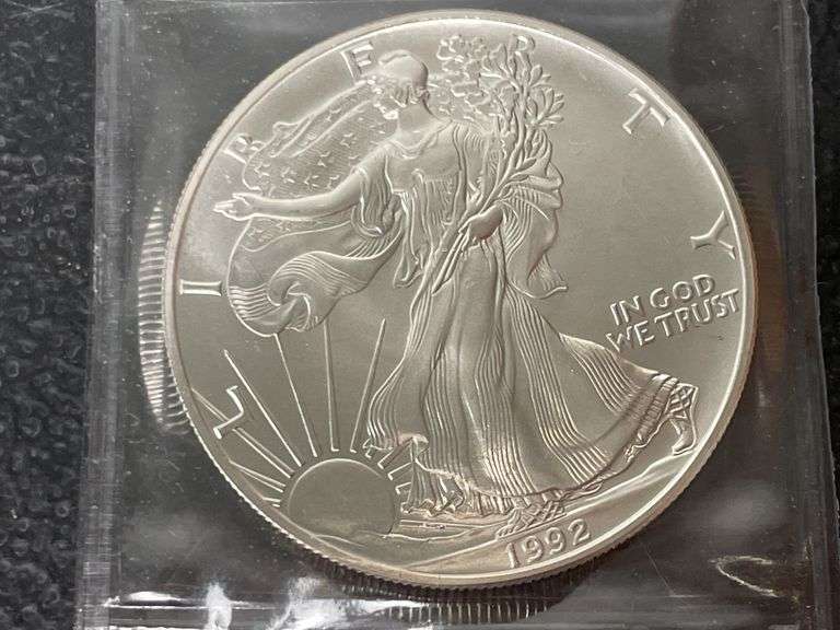 (2) 1992 & 1994 $1 American Silver Eagle