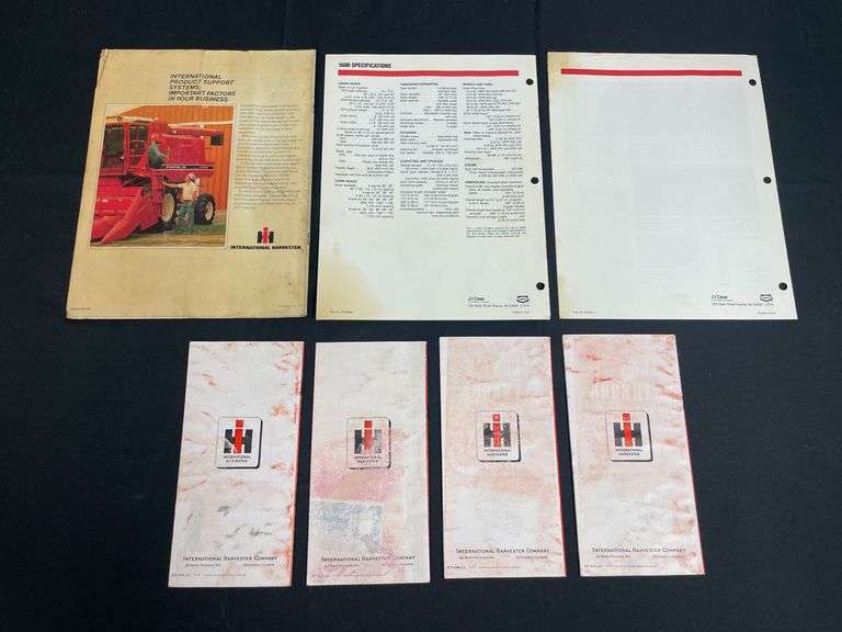 (7) IH + Case-IH Sales Literature