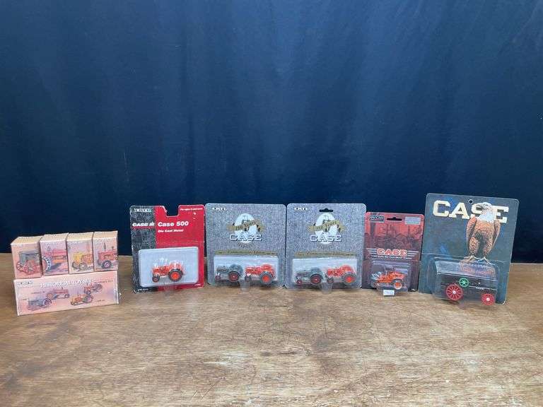 (6) 1/64 Case Tractors NIB image