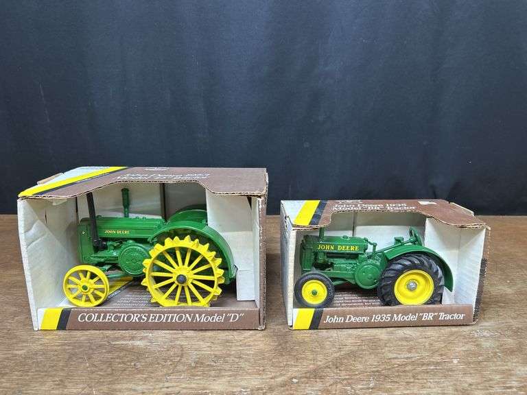 (2) 1/16 John Deere D + BR NIB Ertl image