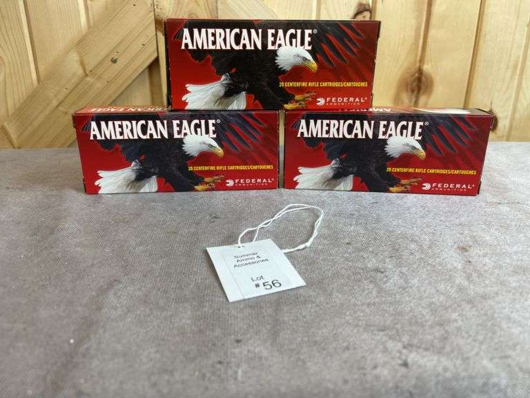 3 Boxes Federal American Eagle 50 Gr. JHP .223 Rem image