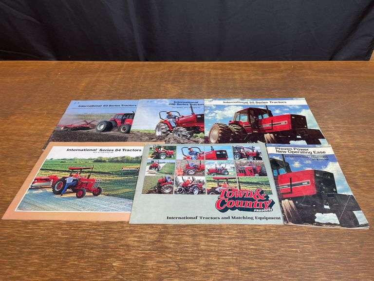 (6) IH Tractor Sales Literature image