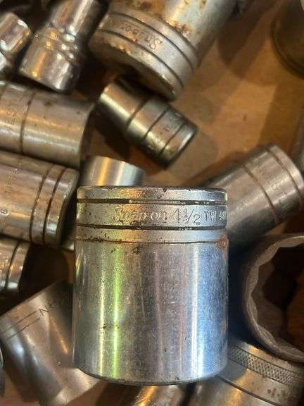 1/2" Drive Assorted Sockets, Some Snap-On