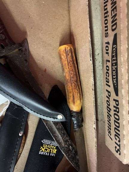 Knives lot with cases