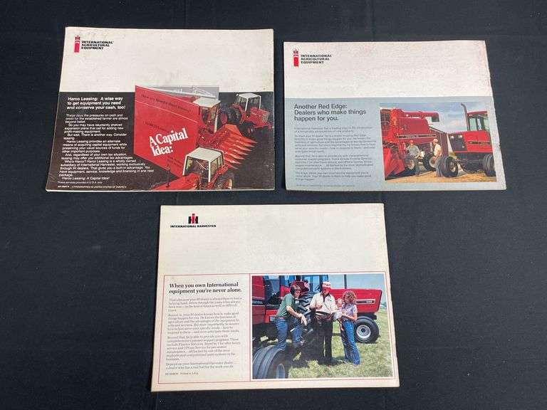 (3) IH Farm Equipment Buyers Guide