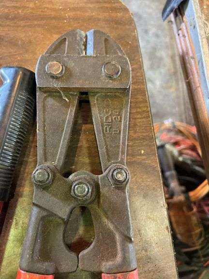(2) Bolt Cutters, Crimper, & (2) Pry Bars