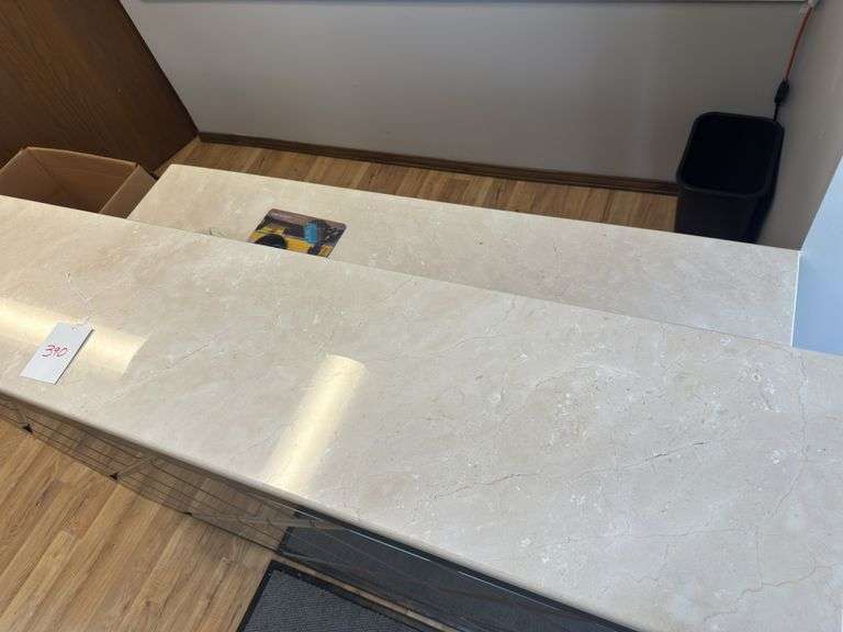 Reception Stand with Marble Top