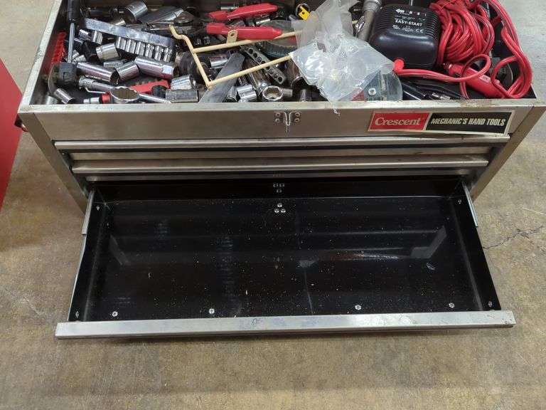 Crescent Mechanics Hand Tools Tool Box with Contents