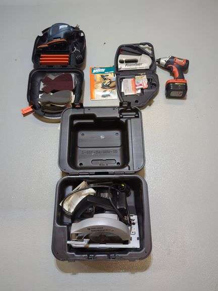 Black and Decker Mouse Sander, Saw and Stapler image
