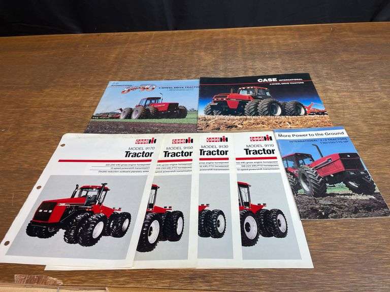 (7) IH + Case-IH Tractor Sales Literature image