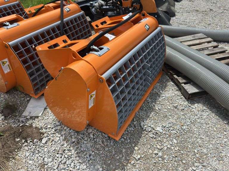 Skid Steer Double Discharge Concrete Mixer image