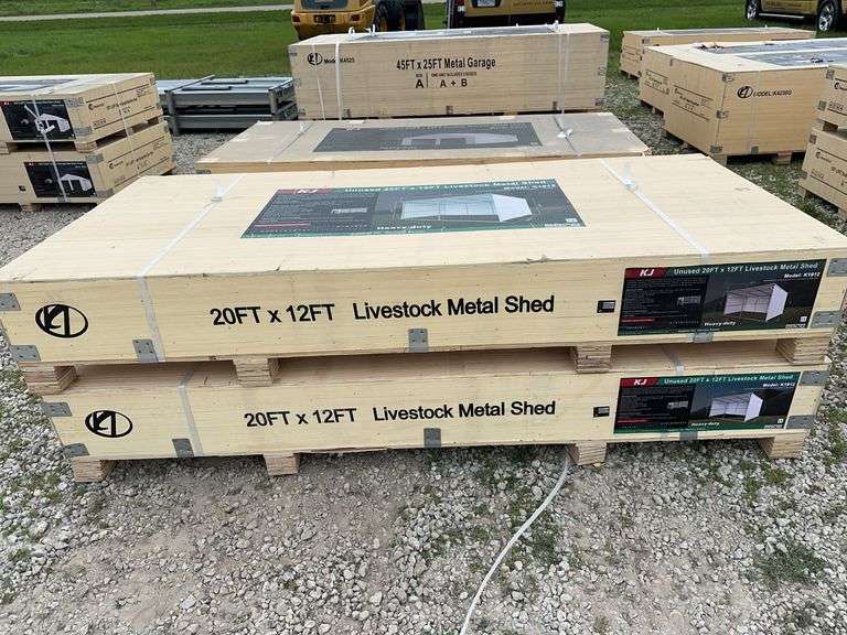 20 X 12ft Livestock Metal Shed