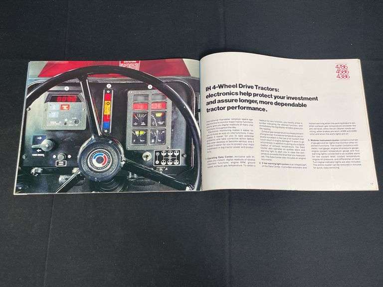(2) IH 786 + 4wd Tractor Sales Literature