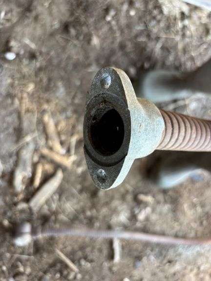 Hit and Miss Engine Long Exhaust and (2) Flatbelts