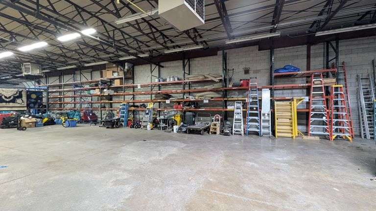 Extra Large Lot - (10) Sections Heavy Duty Pallet Racking 16 ft Tall with 8 ft sections image