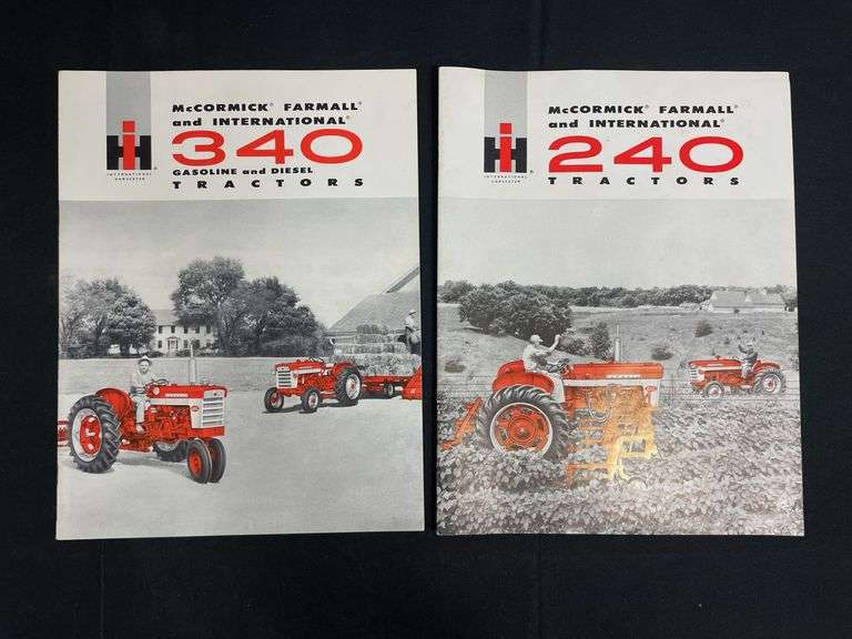 (2) IH Farmall 240 + 340 Tractor Sales Literature image