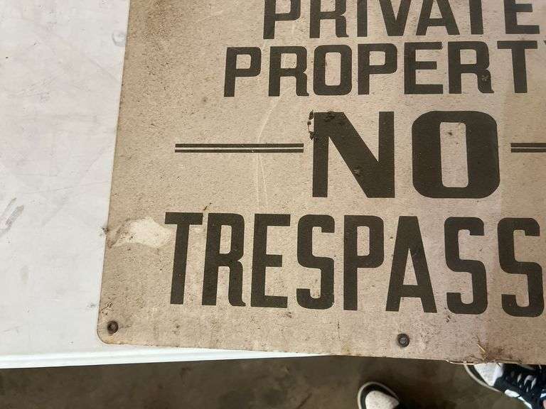 Private Property Sign